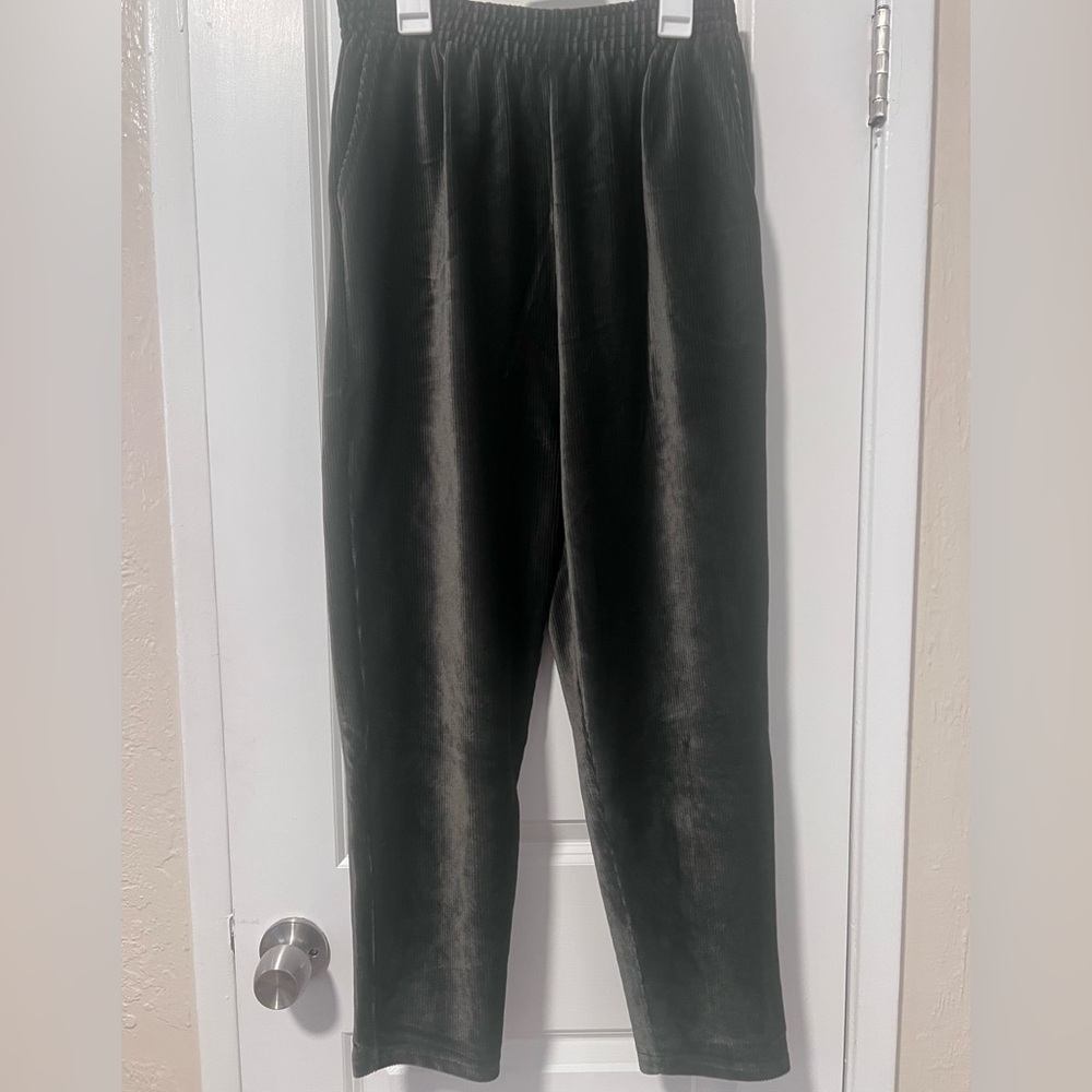 Velvet type pants